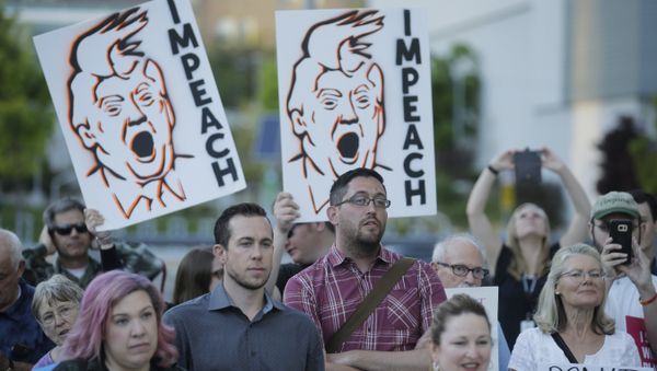 People look on during a healthcare rally Thursday, May 4, 2017, in Salt Lake City. Utah's all-Republican House delegation voted Thursday in favor of a health care overhaul that could impact people with pre-existing conditions, triggering serious worries from people who fit that category. People look on during a healthcare rally Thursday, May 4, 2017, in Salt Lake City. Utah's all-Republican House delegation voted Thursday in favor of a health care overhaul that could impact people with pre-existing conditions, triggering serious worries from people who fit that category. - Sputnik International