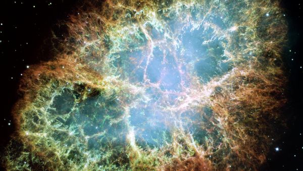 The Crab Nebula, a supernova remnant photographed by an international effort of telescopes and agencies. The Crab Nebula, a supernova remnant photographed by an international effort of telescopes and agencies. - Sputnik International