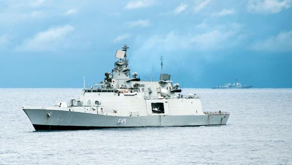 Indian Navy Shivalik-class stealth multi-role frigate INS Sahyadri (F49) (File) Indian Navy Shivalik-class stealth multi-role frigate INS Sahyadri (F49) (File) - Sputnik International