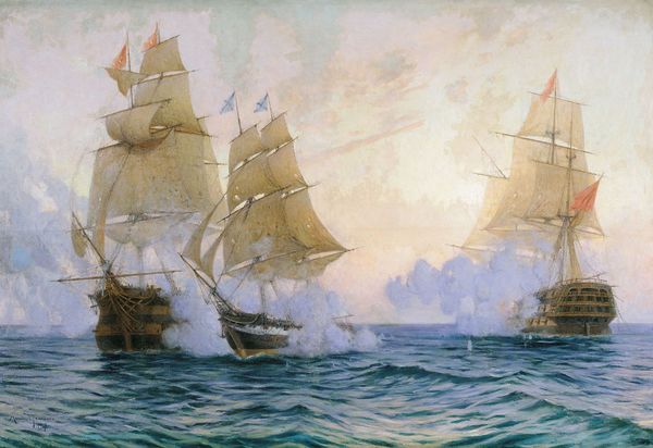 The battle of the brig Merkury with two Turkish ships, May 1829 - Sputnik International