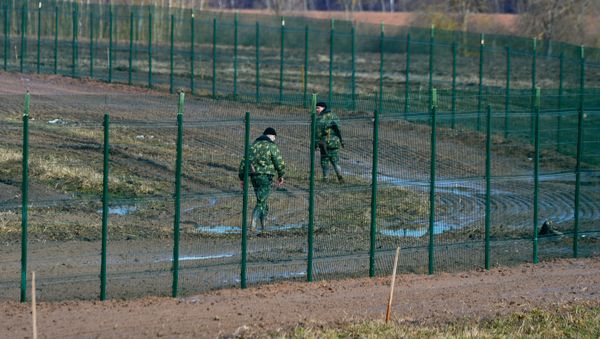 Belarusian-Latvian border Belarusian-Latvian border - Sputnik International