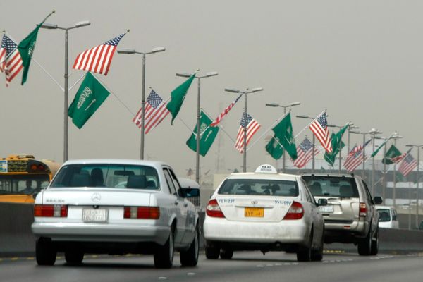 US and Saudi flags flutter on a main road in the Saudi capital Riyadh (File) US and Saudi flags flutter on a main road in the Saudi capital Riyadh (File) - Sputnik International