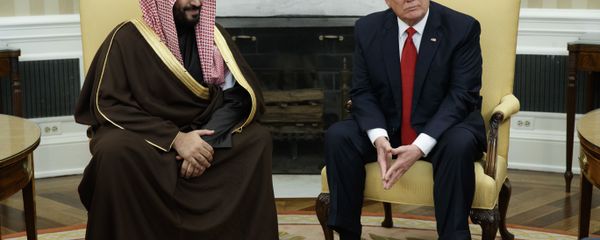 President Donald Trump meets with Saudi Defense Minister and Deputy Crown Prince Mohammed bin Salman bin Abdulaziz Al Saud in the Oval Office of the White House in Washington - Sputnik International
