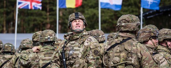 US soldiers are pictured prior the beginning of the official welcoming ceremony of NATO troops in Orzysz, Poland, on April 13, 2017. US soldiers are pictured prior the beginning of the official welcoming ceremony of NATO troops in Orzysz, Poland, on April 13, 2017. - Sputnik International