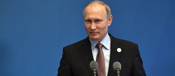 May 15, 2017. Russian President Vladimir Putin during a media scrum with the Russian press following his participation in the Belt and Road Forum for International Cooperation. May 15, 2017. Russian President Vladimir Putin during a media scrum with the Russian press following his participation in the Belt and Road Forum for International Cooperation. - Sputnik International