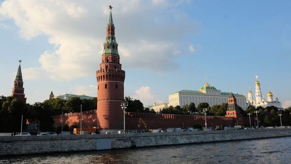 The Moscow Kremlin. Vodovzvodnaya Tower, foreground. Background, right: the Grand Kremlin Palace, Ivan the Great Bell Tower and Cathedral of the Archangel. The Moscow Kremlin. Vodovzvodnaya Tower, foreground. Background, right: the Grand Kremlin Palace, Ivan the Great Bell Tower and Cathedral of the Archangel. - Sputnik International