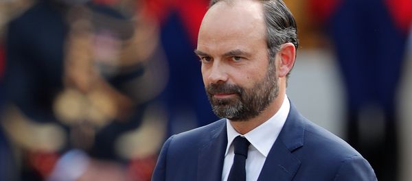 Newly-appointed French Prime Minister Edouard Philippe attends a handover ceremony at the Hotel Matignon, in Paris, France, May 15, 2017 Newly-appointed French Prime Minister Edouard Philippe attends a handover ceremony at the Hotel Matignon, in Paris, France, May 15, 2017 - Sputnik International