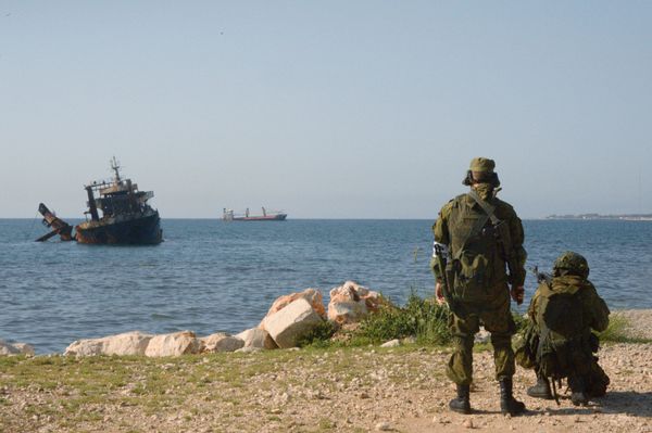 Russian, Syrian Marines Hold Joint Firing Drills in Port City of Tartus - Sputnik International