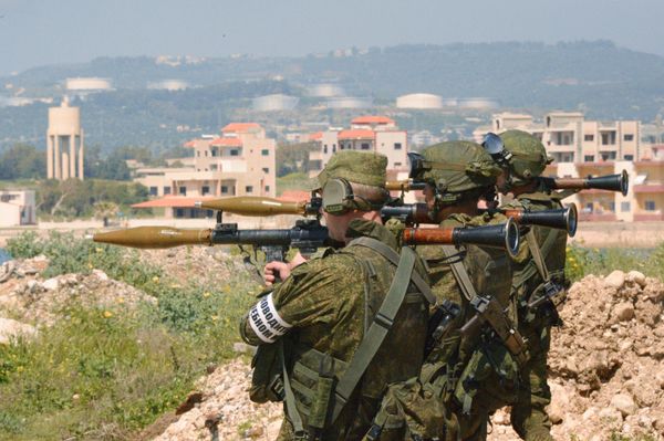 Russian, Syrian Marines Hold Joint Firing Drills in Port City of Tartus - Sputnik International