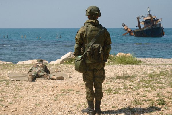 Russian, Syrian Marines Hold Joint Firing Drills in Port City of Tartus - Sputnik International
