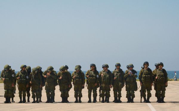 Russian, Syrian Marines Hold Joint Firing Drills in Port City of Tartus - Sputnik International