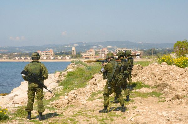 Russian, Syrian Marines Hold Joint Firing Drills in Port City of Tartus - Sputnik International