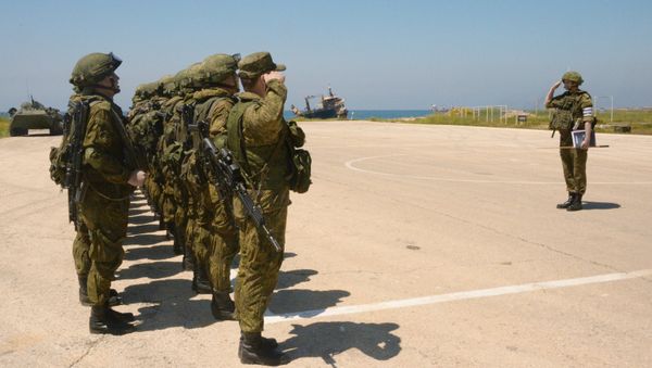Joint Russian-Syrian military exercise in Tartous - Sputnik International