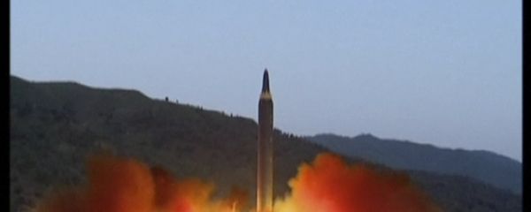 This image made from video of a news bulletin aired by North Korea's KRT on Monday, May 15, 2017, shows what was said to be the launch of the Hwasong-12 missile at an undisclosed location in North Korea. This image made from video of a news bulletin aired by North Korea's KRT on Monday, May 15, 2017, shows what was said to be the launch of the Hwasong-12 missile at an undisclosed location in North Korea. - Sputnik International