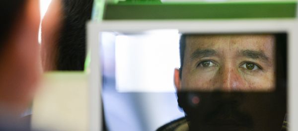 File Photo of Biometric Face-Scanning - Sputnik International