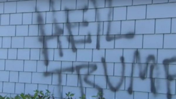 ‘Heil Trump’ Graffiti on Indy Church Last November Was a False Flag ‘Heil Trump’ Graffiti on Indy Church Last November Was a False Flag - Sputnik International