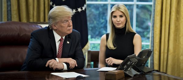 US President Donald Trump (L) and Ivanka Trump - Sputnik International