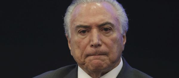Brazil's President Michel Temer listens in during a event at the Brazilian Institute of Research in Brasilia, Brazil, Monday, May 8, 2017 Brazil's President Michel Temer listens in during a event at the Brazilian Institute of Research in Brasilia, Brazil, Monday, May 8, 2017 - Sputnik International