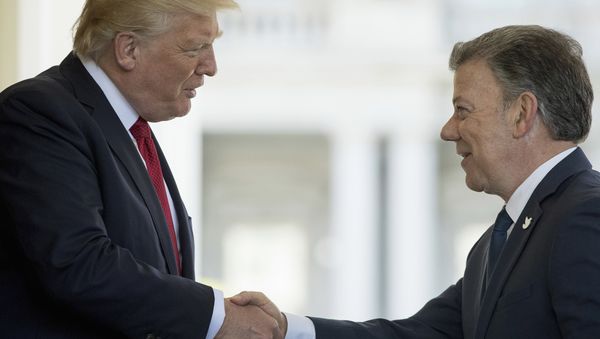 Trump Santos at the White House - Sputnik International