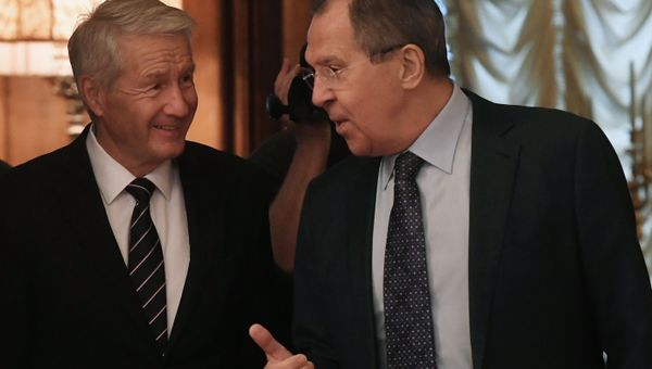 Russian Foreign Minister Lavrov meets with Council of Europe Secretary General Jagland (File) - Sputnik International