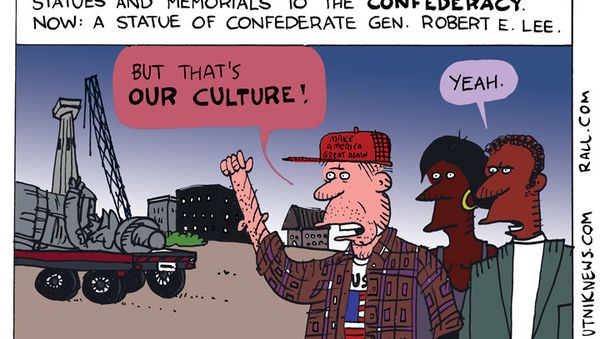 Robert E Lee Statue Cartoon - Sputnik International