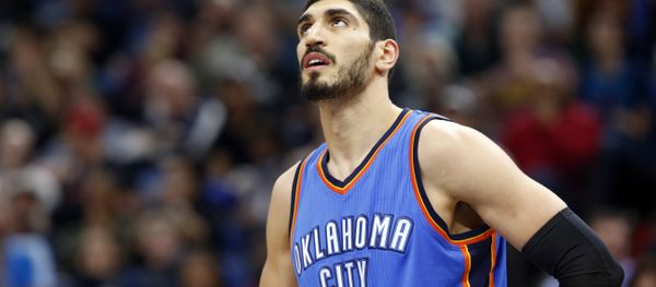 Oklahoma City Thunder's Enes Kanter of Turkey plays during the second half of an NBA basketball game against the Minnesota Timberwolves Tuesday, April 11, 2017, in Minneapolis. Oklahoma City Thunder's Enes Kanter of Turkey plays during the second half of an NBA basketball game against the Minnesota Timberwolves Tuesday, April 11, 2017, in Minneapolis. - Sputnik International