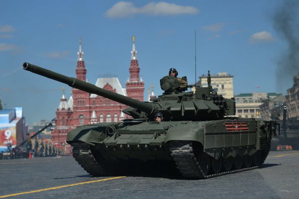 A T-72B3 tank during the final rehearsal of the military parade in Moscow marking the 72nd anniversary of the WWII victory. File photo A T-72B3 tank during the final rehearsal of the military parade in Moscow marking the 72nd anniversary of the WWII victory. File photo - Sputnik International