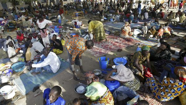 Chadian refugees are seen inside a refugee camp (File) Chadian refugees are seen inside a refugee camp (File) - Sputnik International