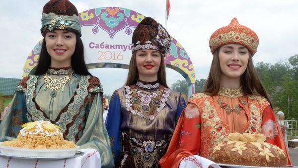 Sabantuy festival celebrated across Russia - Sputnik International