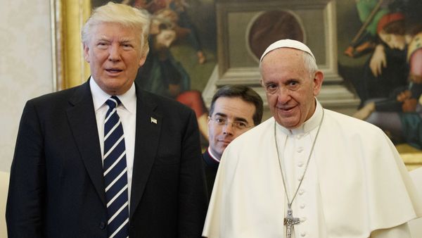 U.S. President Donald Trump and Pope Francis meet at the Vatican - Sputnik International