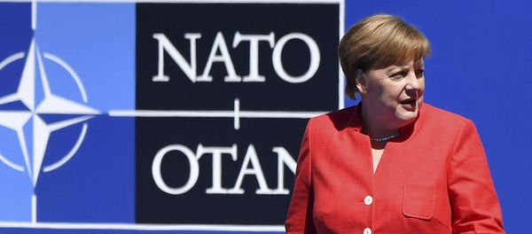 German Chancellor Angela Merkel arrives for the NATO summit in Brussels - Sputnik International