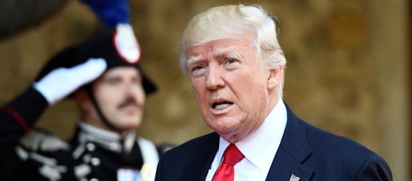 U.S. President Donald Trump arrives at the G7 Summit expanded session in Taormina, Sicily, Italy, May 27, 2017 - Sputnik International
