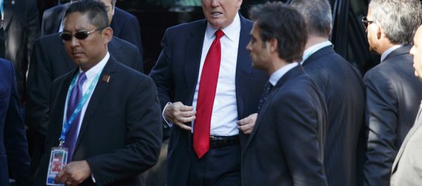 Trump arrives for a working session with outreach countries and international organizations at the G7 Summit, Saturday, May 27, 2017, in Taormina, Italy - Sputnik International