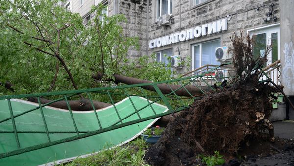 Storm in Moscow - Sputnik International