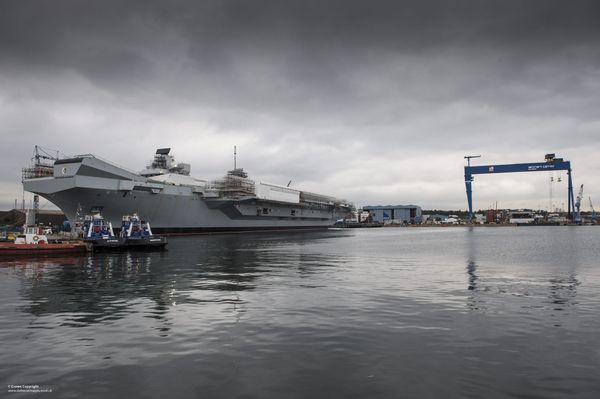 HMS Queen Elizabeth Under Construction with HMS Prince of Wales HMS Queen Elizabeth Under Construction with HMS Prince of Wales - Sputnik International