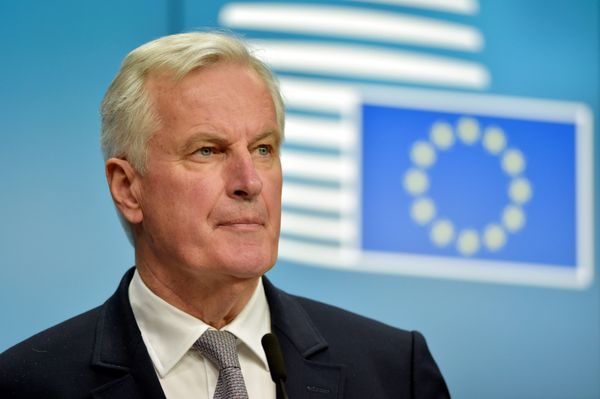 European Union Chief Negotiator for Brexit Michel Barnier looks on during a news conference after a European General Affairs Ministers meeting in Brussels, Belgium May 22, 2017. - Sputnik International