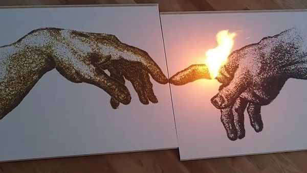 Dino Tomic Creates Fascinating Pictures With Gunpowder - Sputnik International