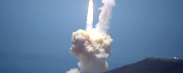 The Ground-based Midcourse Defense (GMD) element of the U.S. ballistic missile defense system launches during a flight test from Vandenberg Air Force Base, California, U.S The Ground-based Midcourse Defense (GMD) element of the U.S. ballistic missile defense system launches during a flight test from Vandenberg Air Force Base, California, U.S - Sputnik International