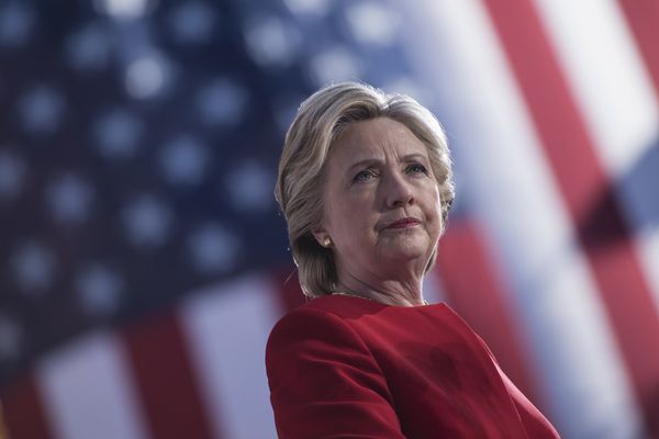 Democratic presidential nominee Hillary Clinton speaks during a rally outside the University of Pittsburgh's Cathedral of Learning November 7, 2016 in Pittsburgh, Pennsylvania. - Sputnik International