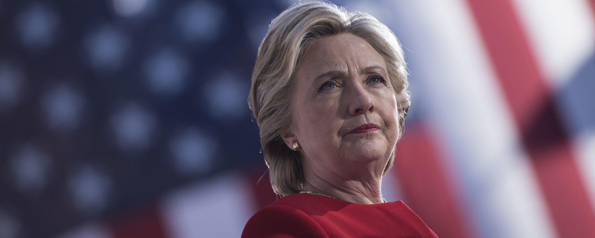 Democratic presidential nominee Hillary Clinton speaks during a rally outside the University of Pittsburgh's Cathedral of Learning November 7, 2016 in Pittsburgh, Pennsylvania. - Sputnik International, 1920, 08.12.2021
