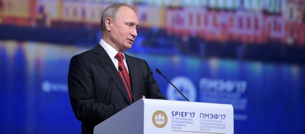 President Vladimir Putin attends 2017 St. Petersburg International Economic Forum. Day Two President Vladimir Putin attends 2017 St. Petersburg International Economic Forum. Day Two - Sputnik International