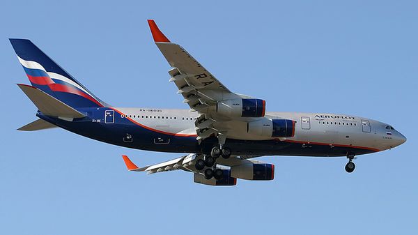 An Ilyushin Il-96 Camber jetliner - Sputnik International