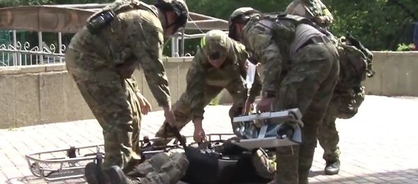 Russia's FSB Holds Special Tactical Training Exercises in Crimea - Sputnik International