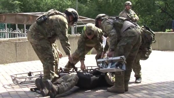 Russia's FSB Holds Special Tactical Training Exercises in Crimea - Sputnik International