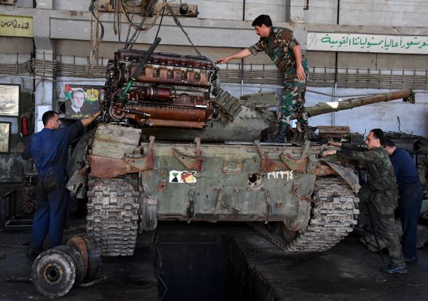 Help From the Home Front: A Damascus Factory Where Tanks Get a New Lease on Life Help From the Home Front: A Damascus Factory Where Tanks Get a New Lease on Life - Sputnik International
