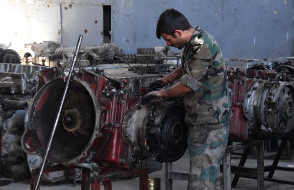 Help From the Home Front: A Damascus Factory Where Tanks Get a New Lease on Life Help From the Home Front: A Damascus Factory Where Tanks Get a New Lease on Life - Sputnik International