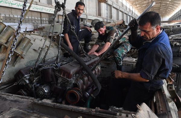 Help From the Home Front: A Damascus Factory Where Tanks Get a New Lease on Life Help From the Home Front: A Damascus Factory Where Tanks Get a New Lease on Life - Sputnik International