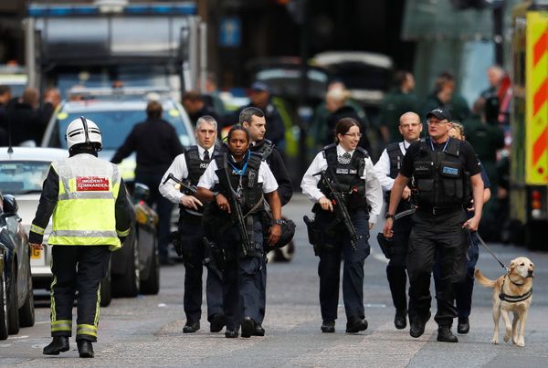 Armed police officers walk outside Borough Market after a terror attack in London, Britain. Armed police officers walk outside Borough Market after a terror attack in London, Britain. - Sputnik International