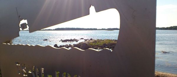 Memory sign at the place the Russian U-137 boat grounded 1981-10-27 - Sputnik International
