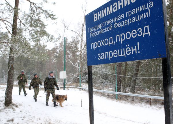 Work of border guards on Russian-Lithuanian border in Ribachy village, Kaliningrad region - Sputnik International